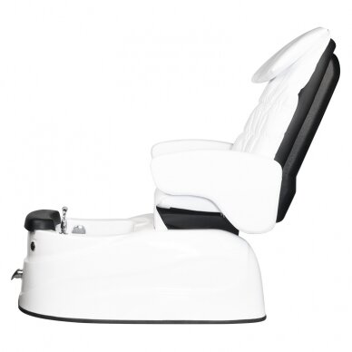 Profesionali elektrinė podologinė kėdė pedikiūro procedūroms su masažo funkcija SPA AS-122, balta 4