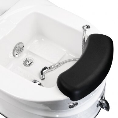Profesionali elektrinė podologinė kėdė pedikiūro procedūroms su masažo funkcija SPA AS-122, balta 5