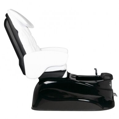 Professional electric podiatry chair for pedicure procedures with massage function SPA AS-122, black-white 2 Professional electric podiatry chair for pedicure procedures with massage function SPA AS-122, black-white 2