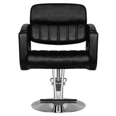Profesionali kirpėjo kėdė kirpykloms ir barberio salonams HAIR SYSTEM HS52, juodos spalvos 2