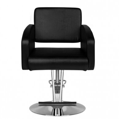 Профессиональное парикмахерское кресло HAIR SYSTEM HS40, чёрного цвета 4
