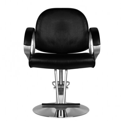 Профессиональное парикмахерское кресло HAIR SYSTEM HS00, чёрного цвета 1