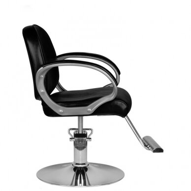 Professional hairdressing chair HAIR SYSTEM HS00, black color 3