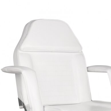 Profesionali kosmetologinė kėdė-lova su ratukais, balta A-241 4