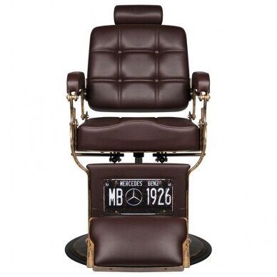 Профессиональное барберское кресло для парикмахерских и салонов красоты GABBIANO BOSS BROWN 7
