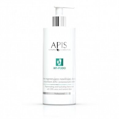 APIS PODO foot cream moisturising, regenerating with 20% urea and ionised silver, 500 ml.