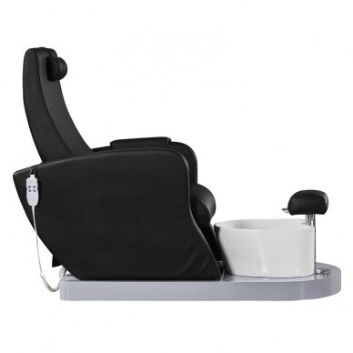 Профессиональное электрическое подологическое SPA кресло для процедур педикюра AZZURRO 016, черного цвета 1