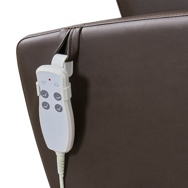 Профессиональное электрическое подологическое SPA кресло для процедур педикюра AZZURRO 016, коричневого цвета 6