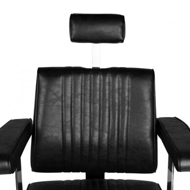 Profesionali barberio kėdė kirpykloms ir grožio salonams SM185, juoda 4