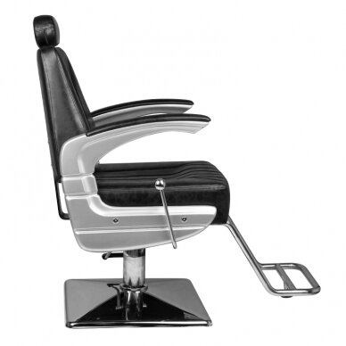 Профессиональное барберское кресло для парикмахерских и салонов красоты SM182, черного цвета 2