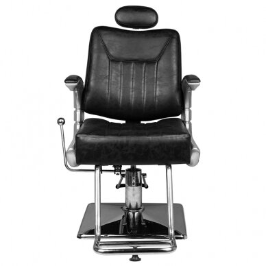 Профессиональное барберское кресло для парикмахерских и салонов красоты SM182, черного цвета 3