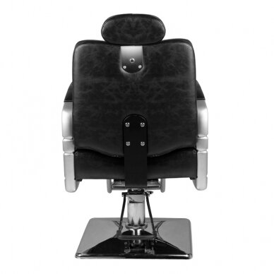 Профессиональное барберское кресло для парикмахерских и салонов красоты SM182, черного цвета 4