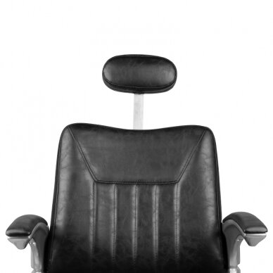 Профессиональное барберское кресло для парикмахерских и салонов красоты SM182, черного цвета 5