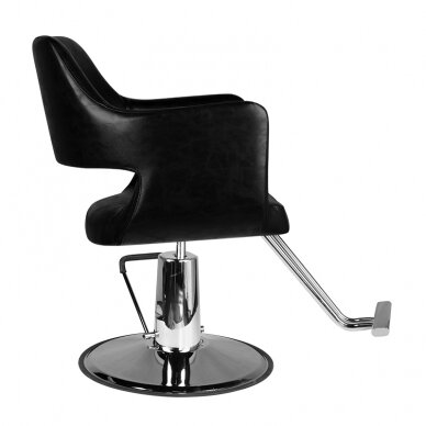 Professional haircut chair HAIR SYSTEM SM339, black color 3