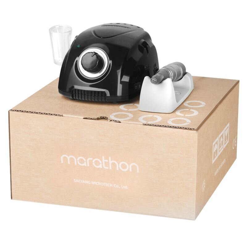 Profesionali elektrinė freza manikiūro ir pedikiūro darbams MARATHON 3 CHAMPION H200, juodos spalvos 5 Profesionali elektrinė freza manikiūro ir pedikiūro darbams MARATHON 3 CHAMPION H200, juodos spalvos 5
