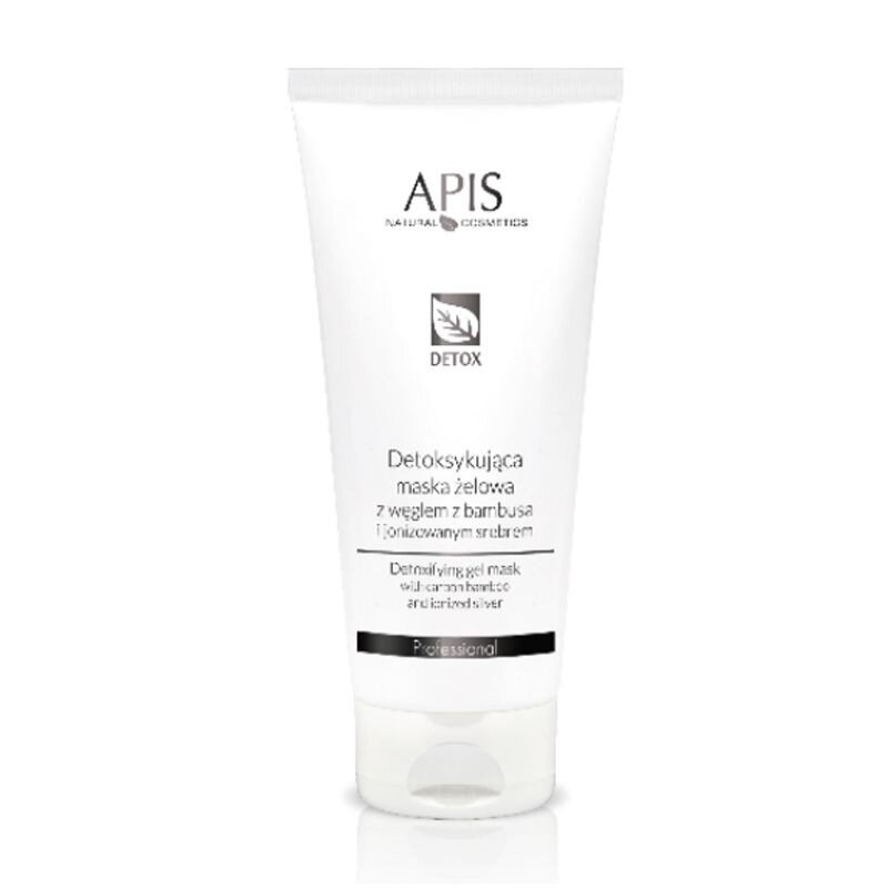 APIS detoksikuojanti gelio kaukė su bambuko anglimi ir jonizuotu sidabru, 200 ml APIS detoksikuojanti gelio kaukė su bambuko anglimi ir jonizuotu sidabru, 200 ml