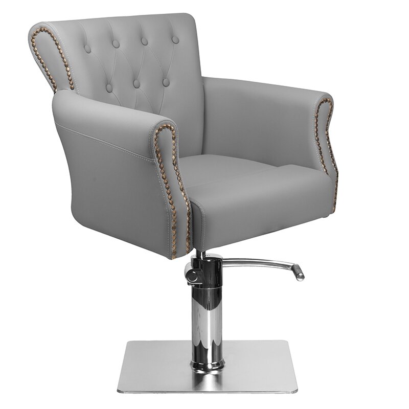 Professional hairdressing chair HAIR SYSTEM BER 8541, grey 2 Professional hairdressing chair HAIR SYSTEM BER 8541, grey 2