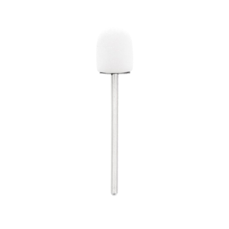 EXO PROFESSIONAL abrazyviniai antgaliai pedikiūro procedūroms 10mm/#60, 100 vnt. HARD CAP WHITE 1