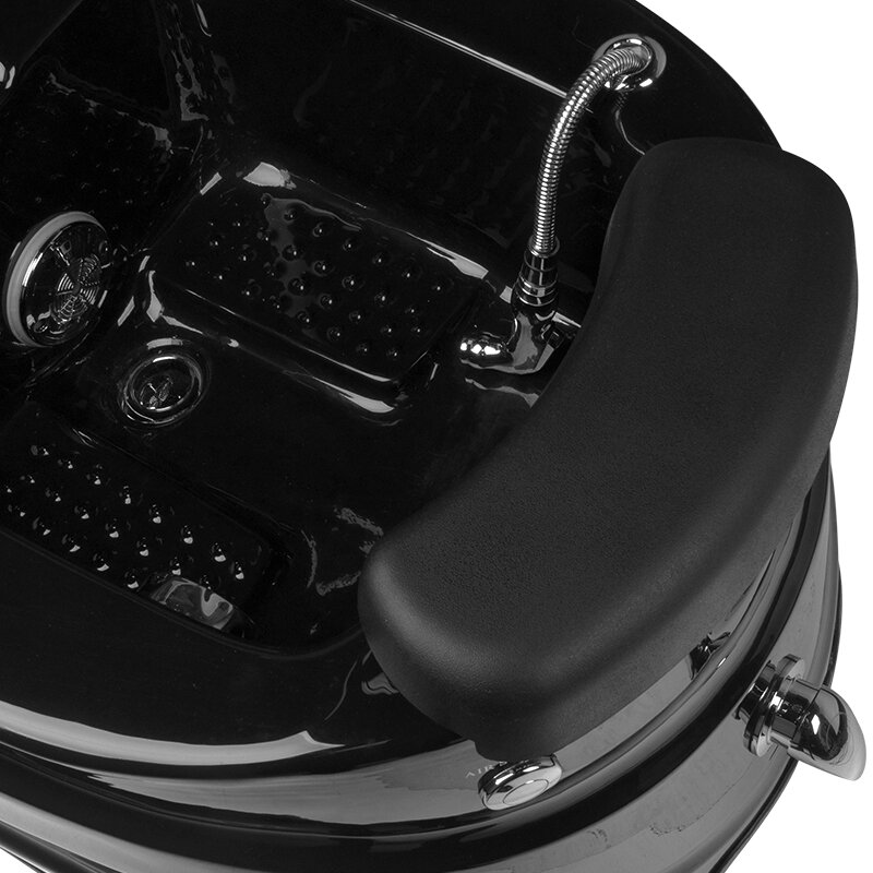 Professional electric podiatry chair for pedicure procedures with massage function SPA AS-122, black-white 6 Professional electric podiatry chair for pedicure procedures with massage function SPA AS-122, black-white 6
