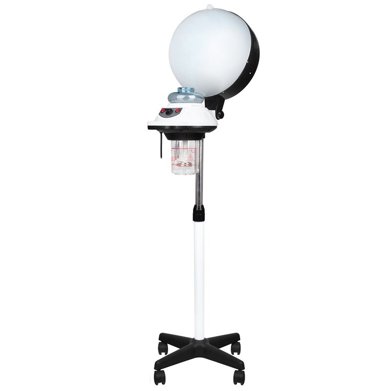 Professional hair moisturizer - sauna GABBIANO 658 with stand, black and white Professional hair moisturizer - sauna GABBIANO 658 with stand, black and white