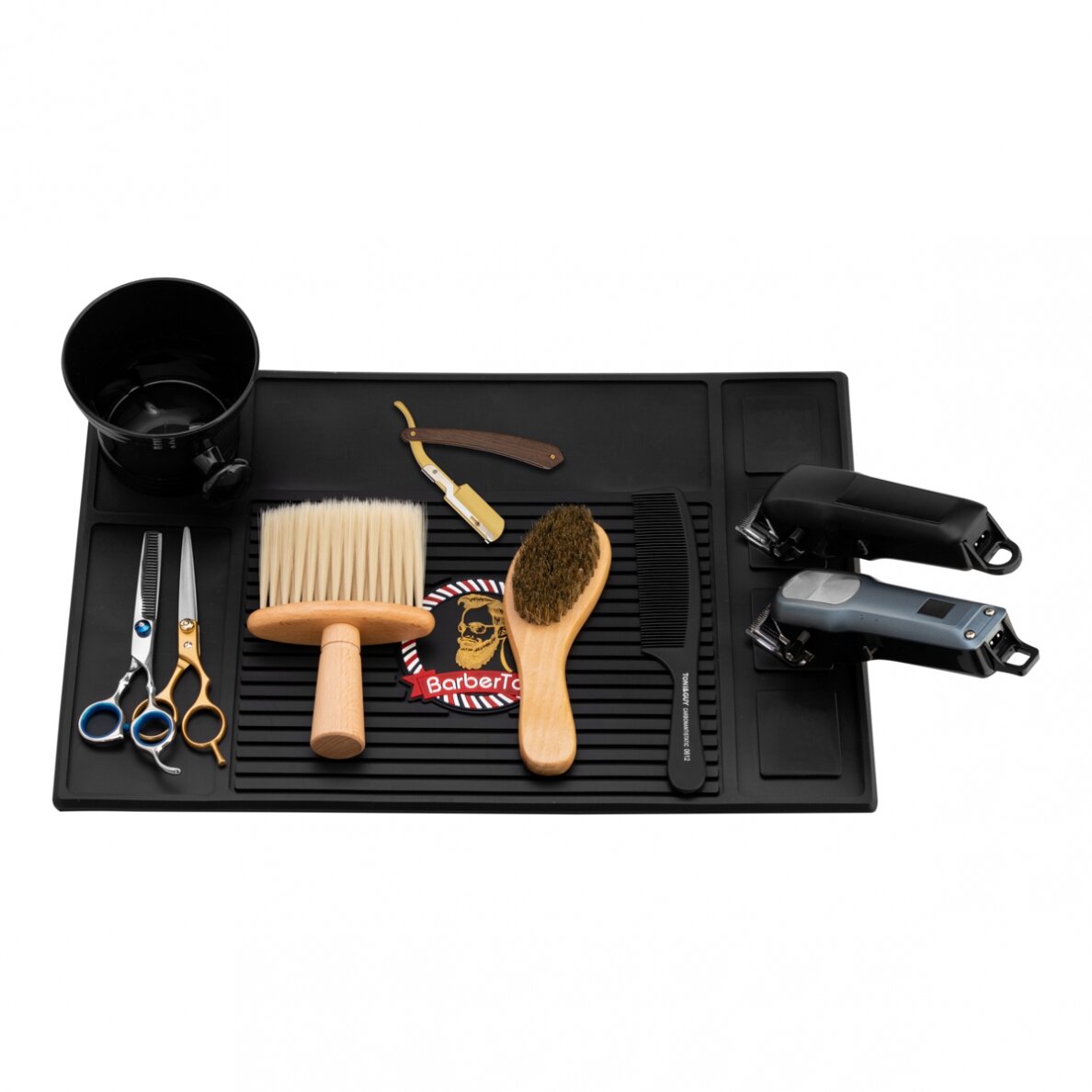 Silikoninis kilimėlis kirpykloms BARBERTOP 2 Silikoninis kilimėlis kirpykloms BARBERTOP 2