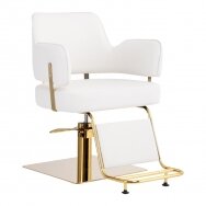 Professional hairdressing chair GABBIANO LINZ, white color