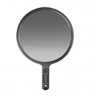 Apvalus kirpėjo veidrodis su rankena Q-35 (rodyti klientui vaizdą iš galo)