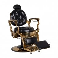 Barberio kėdė GABBIANO TITO GOLD, juoda