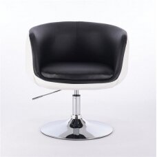 Кресло для салона красоты на устойчивой базе или на колесах HC333N, цвет черный