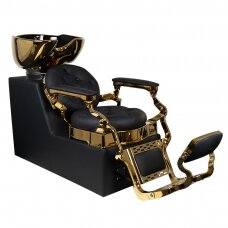 Professional sink for hairdressers and barber GABBIANO CLAUDIUS GOLD