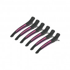 Hair clips E-13 11,5 cm, colours MIX, 6 pcs.