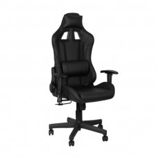 Biuro ir kompiuterinių žaidimų kėdė Premium 912, juodos spalvos