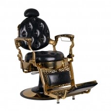 Barberio kėdė GABBIANO TITO GOLD, juoda