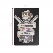 Декоративная табличка для салонов красоты, барбершопов и парикмахерских BARBER B015