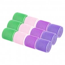 Sticky hair curlers 64 mm (12 pcs.)