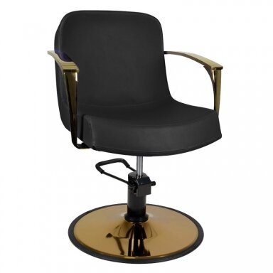 Professional barber chair GABBIANO BOLONIA , black color Professional barber chair GABBIANO BOLONIA , black color