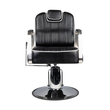 Professional barbers and beauty salons haircut chair GABBIANO MATTEO, black color Professional barbers and beauty salons haircut chair GABBIANO MATTEO, black color