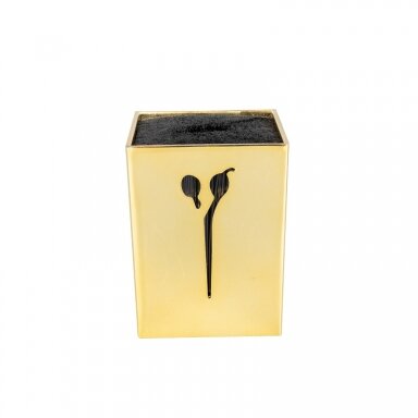 Scissor stand/organizer, golden color Scissor stand/organizer, golden color
