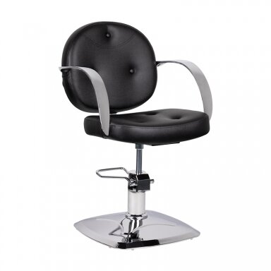 Professional hairdressing chair GABBIANO ASTI, black color Professional hairdressing chair GABBIANO ASTI, black color