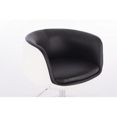 Кресло для салона красоты на устойчивой базе или на колесах HC333N, цвет черный 3