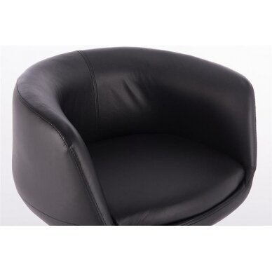 Grožio salono kėdė su ratukais HC333K, juodos spalvos 3