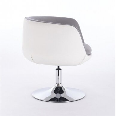 Кресло для салона красоты на устойчивой базе или на колесах HC333N, цвет серый 2