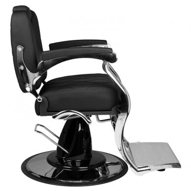 Профессиональное барберское кресло для парикмахерских и салонов красоты GABBIANO DARIO, черного цвета 2