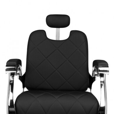 Профессиональное барберское кресло для парикмахерских и салонов красоты GABBIANO DARIO, черного цвета 4