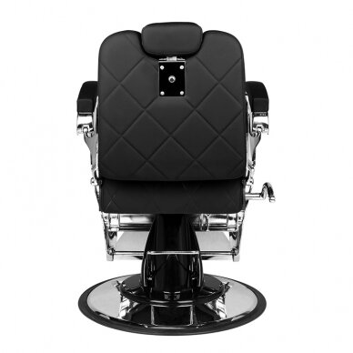 Profesionali barberio kėdė kirpykloms ir grožio salonams GABBIANO DARIO, juodos spalvos 6