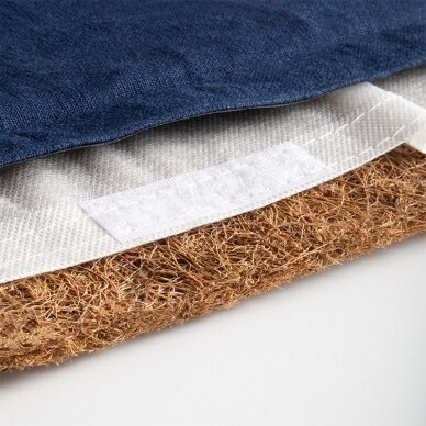 Masažinis akupresuros kilimėlis su pagalvėle, mėlynos spalvos 5