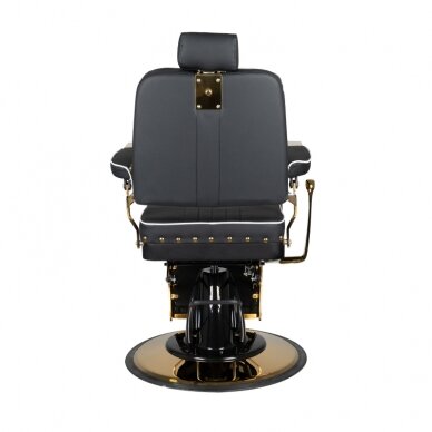 Professional barbers and beauty salons haircut chair GABBIANO FILIPPO GOLD , juodos spalvos 4