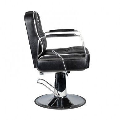 Professional barbers and beauty salons haircut chair GABBIANO MATTEO, black color 2