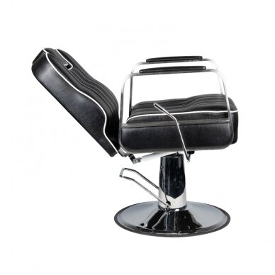 Professional barbers and beauty salons haircut chair GABBIANO MATTEO, black color 3