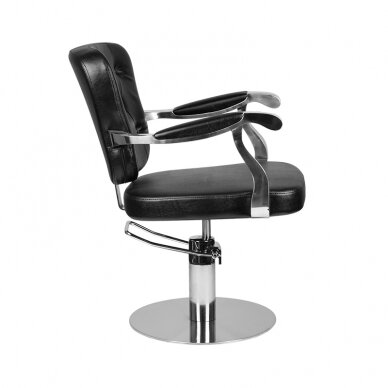 Профессиональное парикмахерское кресло GABBIAN MOLISE, черного цвета 2